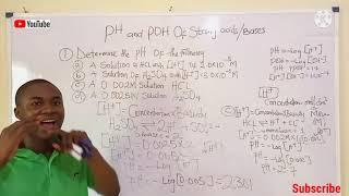 Step By Step Chemistry Tutorial Lesson on How to solve pH Calculations without a Calculator