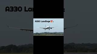 Normal landings vs Airbus A330 landings #airbusforever #airbusboeingaviation #aviation