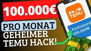  BIS ZU 100.000€ PRO MONAT mit TEMU – UNBEKANNTE Methode Online Geld verdienen für Anfänger