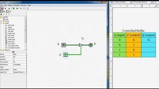 4. Basic Logic Gates - Tri-state buffer (Controlled buffer)