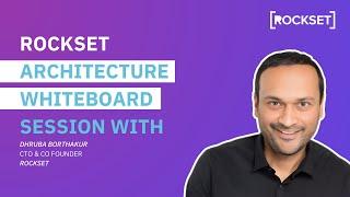 Rockset Architecture Whiteboard Session with Dhruba Borthakur