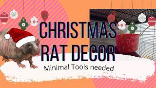 Christmas DIY Decor for Rats (2021)