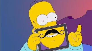 The simpsons Homer's addicted to tablet PCs.