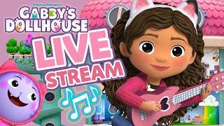  Gabby's Dollhouse 24/7 - MUSIC & FRIENDS MARATHON  Livestream for Kids  Cartoons for Children 