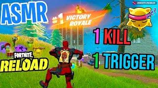 ASMR Gaming  Fortnite 1 Kill = 1 Trigger Relaxing Mouth Sounds  Controller Sounds + Whispering 