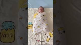 baby swaddle-this receiving blanket feels so soft