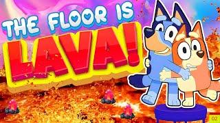 Bluey Floor Is The Lava  | Bluey Brain Breaks - Danny Go! | Just Dance & Freeze Dance | GoNoodle