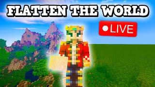 Minecraft Flattening The World Speedrun (Multiplayer)