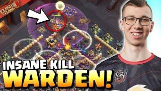 This WARDEN INSTANT KILL situation is CRAZY! Clash of Clans