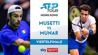 Musetti  vs. Munar  - Viertelfinale | Hong Kong Tennis Open 2025 | Highlights - Sky Tennis