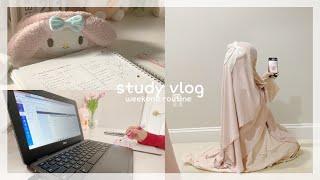 ౨ৎ weekend vlog | studying, motivation, chores, advice