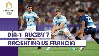 Argentina vs Francia en cuartos de final de Rugby7s | #Paris2024 Highlights