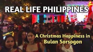 See the Joy of the Locals from Bulan Sorsogon because of the Opening of Simple Christmas Village