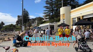 Australia Sydney [4K HDR Walk] "Cronulla Beach Sydney: Where Sun, Sand, and Sea Meet"