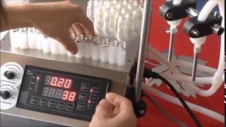 portable digital liquid filling machine with gear pump manual small filler kleine Abfüllmaschine