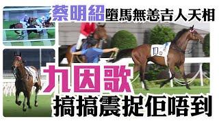 九因歌搞搞震捉佢唔到  |  蔡明紹墮馬無恙吉人天相