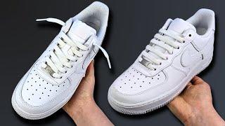 How To Lace Air Force 1s Without Tying (2 SLIP ON HACKS)