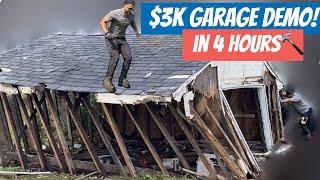 BIG Garage Demolition and Removal in Junk Removal Business