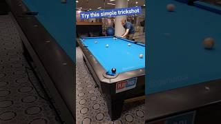 Try this "slowgun" trickshot #billiards #8ballpool #skills #satisfying  #relaxing