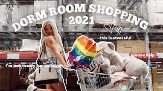 COLLEGE DORM ROOM SHOPPING VLOG! *freshman edition*