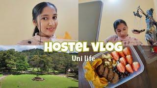 Hostel Vlog | හොස්ටල් එකේ දවසක් [ Study + Hostel tour + Hair care ] | EDU with DULANKA #unilife