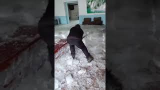 Flooded House turns into Ice Skating Rink