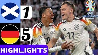 Germany 5 vs 1 Scotland | All Goals & Extended Highlights | UEFA EURO 2024 GERMANY