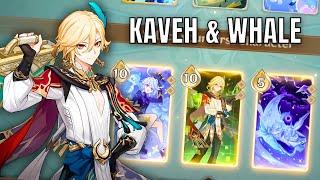 Trying Out Kaveh & The Whale Deck | Genshin Impact TCG