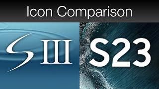 Samsung Galaxy: S3 vs S23 Icons!