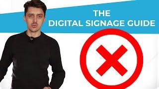 THE 4 DIGITAL SIGNAGE DON'TS