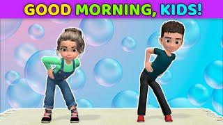 GOOD MORNING KIDS EXERCISE - NO JUMPING LIGHT WORKOUT