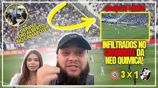 VLOG: CORINTHIANS 3X1 VASCO | TIME APÁTICO! VERGONHA! |