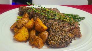 Phenomenal Air-Fried Steak in 15 Mins? Yes Please! | Frigidaire Gallery Induction Range Recipe