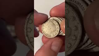 Liberty Head V-Nickel found while hunting wrapped roll of Buffalo Nickels