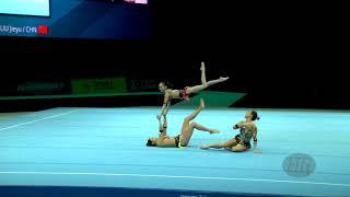 China (CHN) - 2018 Acrobatic Worlds, Antwerpen (BEL) - Combined  Women's Group