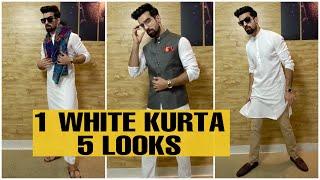 1 KURTA 5 WAYS #Kurta  #shorts