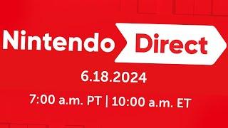 Nintendo Direct 6.18.2024 FULL REACTION