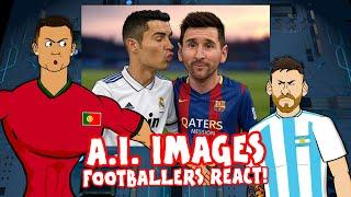 Footballers react to A.I. IMAGES