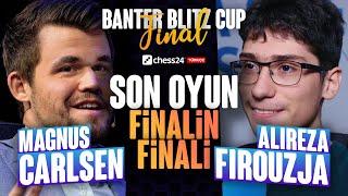 MAT OLDU İNANILMAZ SON | Banter Blitz Kupası Finali (Magnus Carlsen - Alireza Firouzja)