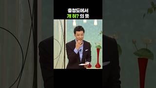 김창옥의 흉네 '충청도에서 개 혀? 의 뜻은?" [아침마당] KBS 080724 방송