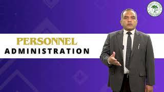 Personnel Administration - Introduction