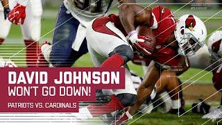 David Johnson Refuses to Go Down! | Patriots vs. Cardinals | NFL