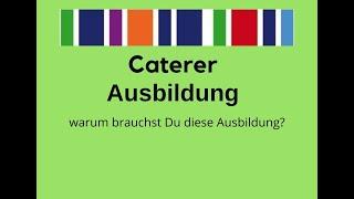 Cateringausbildung Nutzen