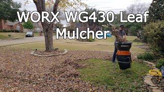 Worx WG430 Leaf Mulcher - Unboxing, Setup, and Demo