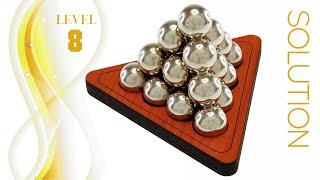 Kugelpyramide a wood and metal puzzle from Jean Claude Constantin - Solution