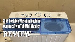 ZENY Portable Washing Machine Compact Twin Tub Mini Washer - Review 2021