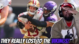 CHIEF FAN REACTS TO! San Francisco 49ers vs. Minnesota Vikings | Game Highlights | THEY GOT EXPOSED!