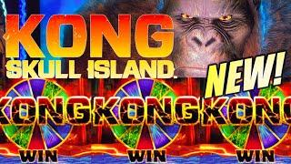 NEW SLOT! KONG SKULL ISLAND  & SHARK WEEK ON LOCATION Slot Machine (LIGHT & WONDER)