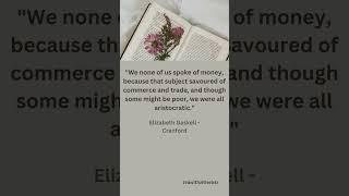 QUOTE - Elizabeth Gaskell - Cranford / #teawithzitierbar #literature #novel #countrytown #episodes