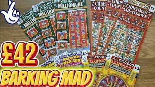 BARKING MAD SCRATCH CARDS £42 WORTH OF THE FINEST ESSEX SCRATCHCARDS #scratch #lottery#scratchcards